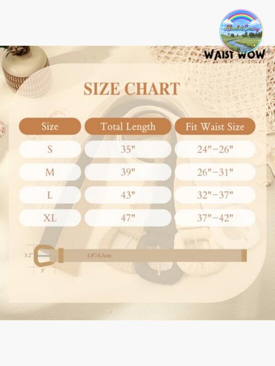 Straw Woven Elastic Belt for Women Stretchy Boho Waist Belt Rattan Raffia main image 4
